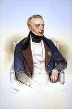 Salomon Meyer Freiherr von Rothschild (1774-1855) Industrialist, Banker, Historical, digitally