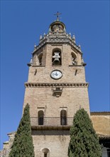 Church of Santa Maria la mayor, bell tower, Ronda, Andalusia, Spain, Europe