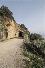 Entrance to the Zingaro National Park, Sicily, Italy, Europe