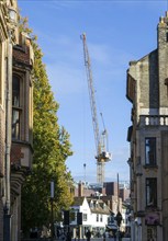 Liebherr 160 HC-L 8/16 Litronic Luffing Jib Crane tower crane, Cambridge, Cambridgeshire, England,