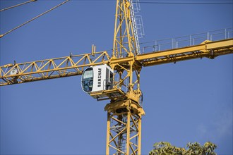 Construction crane from Banzhaf, Berlin, Germany, Europe