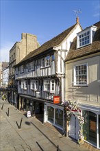 Timber framed Bridge House building, Cambridge School of Visual and Performing Arts, Cambridge,