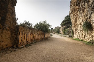 Entrance to the Zingaro National Park, Sicily, Italy, Europe