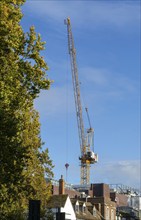 Liebherr 160 HC-L 8/16 Litronic Luffing Jib Crane tower crane, Cambridge, Cambridgeshire, England,