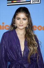 Sofia Reyes at the Nickelodeon's 2018 Kids' Choice Awards held at the Forum in Inglewood, USA on