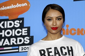 Kat Graham at the Nickelodeon's 2018 Kids' Choice Awards held at the Forum in Inglewood, USA on