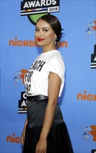 Kat Graham at the Nickelodeon's 2018 Kids' Choice Awards held at the Forum in Inglewood, USA on