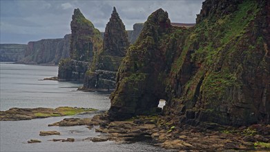 Europe, Scotland, Great Britain, England, landscape, Duncansby Stacks, rock needles, north coast