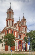 Catholic dominican church of St. Jacob and Philip, Vilnius, Lithuania, Europe