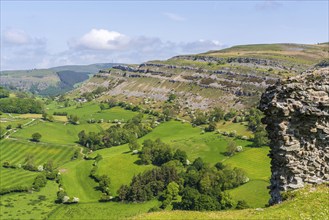 Landscape near Castell Dinas Bran, near Llangollen in Denbighshire, Clwyd, Wales, UK