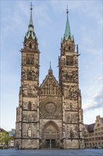 St. Lorenz is a medieval church in Nuremberg, Germany. It is dedicated to Saint Lawrence. Facade