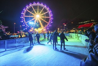 12-13-2023 BERLIN GER The most democratic and central Christmas market in Berlin near the Fonte de