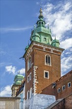 Sigismund Tower of Wawel Cathedral in Krakow, Poland, Europe