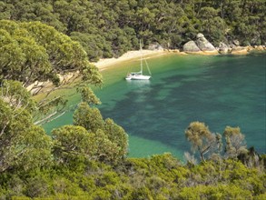 Refuge Cove provides safe anchorage for those sailing through and around the southern coast of