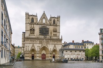 Lyon Cathedral is a Roman Catholic church located on Place Saint-Jean in Lyon, France, Europe