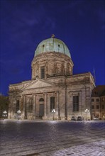 St. Elizabeth's is a Roman Catholic church in Nuremberg, Germany. Evening