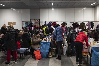 07.03.2022, Berlin, Germany, Europe, Meeting point for war refugees from Ukraine after their