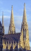 The Votive Church is a neo-Gothic church located on the Ringstrasse in Vienna, Austria, Europe