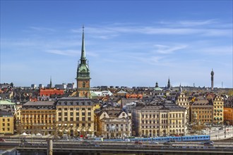 View of Gamla Stan from the Sodermalm island in Stockholm, Sweden, Europe