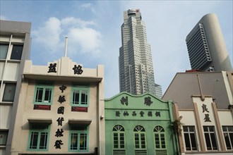 08.03.2019, Singapore, Republic of Singapore, Asia, Old buildings along South Bridge Road with