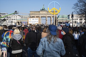 20.03.2022, Berlin, Germany, Europe, Peace rally and benefit concert for Ukraine under the motto,