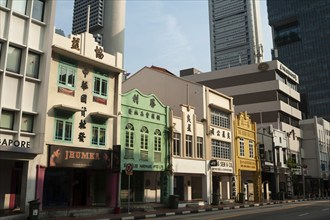 08.03.2019, Singapore, Republic of Singapore, Asia, Old buildings along South Bridge Road with