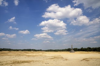 General de Wet monument on the Otterlose Zand in the Dutch national park De Hoge Veluwe