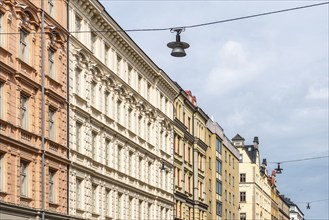 Residential buildings in city centre of Stockholm in Sweden