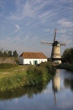 The Kilsdonkse mill on the river Brabantse Aa near the Dutch village Dinther is a unique