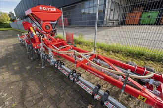 Güttler Landtechnik GreenMaster machine in the machine park at BayWa AG Baustoffe, Kempten, Allgäu,