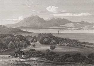 Ardgowan House, mansion and estate on the Firth of Clyde near Inverkip, 19th century, from Modern