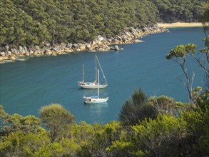 Refuge Cove provides safe anchorage for those sailing through and around the southern coast of