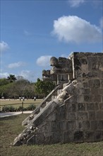 Ruins, pyramid and temples in Chichen Itza, Yucatan, Mexico, Central America