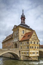 Old town hall (Altes Rathaus) (1386), built in the middle of the Regnitz river, accessible by two