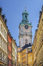 Church of St. Nicholas is the oldest church in Gamla Stan, the old town in central Stockholm,