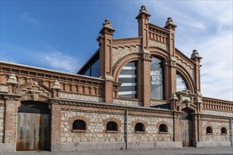 Madrid, Spain, December 9, 2019: Matadero cultural center in Madrid Rio. Matadero Madrid is a