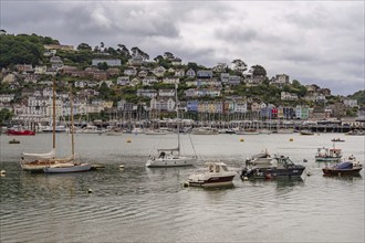 Dartmouth, Devon, England, UK, May 26, 2022: Views of Dartmouth Harbor and the River Dart