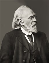 Richard August Carl Emil Erlenmeyer, 1825 – 1909, German chemist, digitally edited