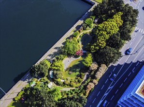 Small Japanese garden in Le Havre, free of charge in May (azalea or rhododendrons blossoms) Red