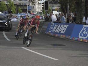 Switzerland: The World Cycling Championships in Zurich led to numerous completely closed main