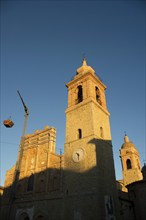 Recovery work after the earthquake of the collegiate church in San Ginesio Macerata