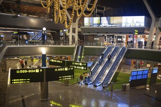 27.06.2019, Doha, Qatar, Asia, Interior view of the departure hall at the new Hamad International