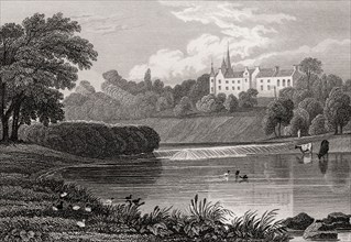 Brechin Castle, Brechin, Angus, Scotland, 19th century, from Modern Athens by Th. H. Shepherd