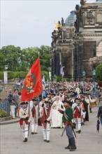 Baroque Festival Dresden. For the 3rd Baroque Festival in Dresden, there was a parade of all