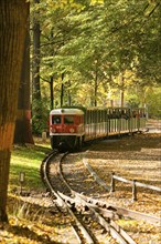 Large garden with park railway