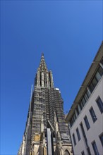 Ulm Cathedral, west tower, Cathedral of Our Lady in Ulm, Gothic architectural style, sacred