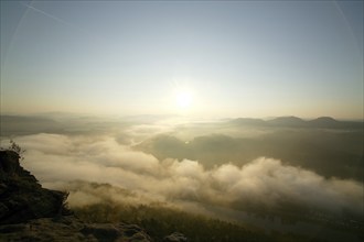 The Lilienstein is one of the most striking mountains in Saxon Switzerland in Saxony. The