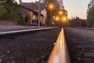 For the annual line birthday of the Lößnitzgrundbahn, many special trains from different eras of