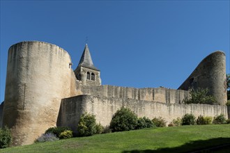 Land of Troncais, Ainay le Chateau. Remains of fortifications built in the Middle Ages. Allier