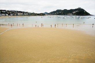 Beach, San Sebastian, Donostia, Basque Country, Northern Spain, Spain, Europe